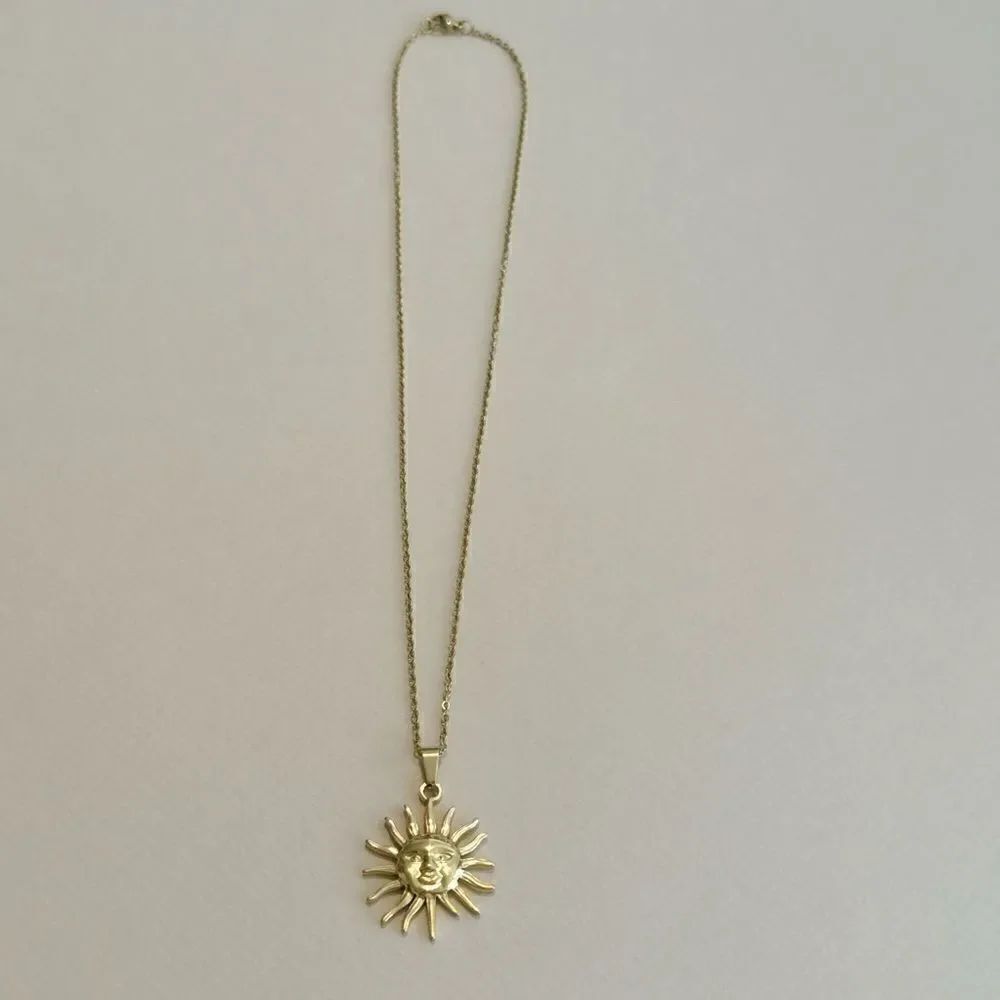 Boho sun necklace M816